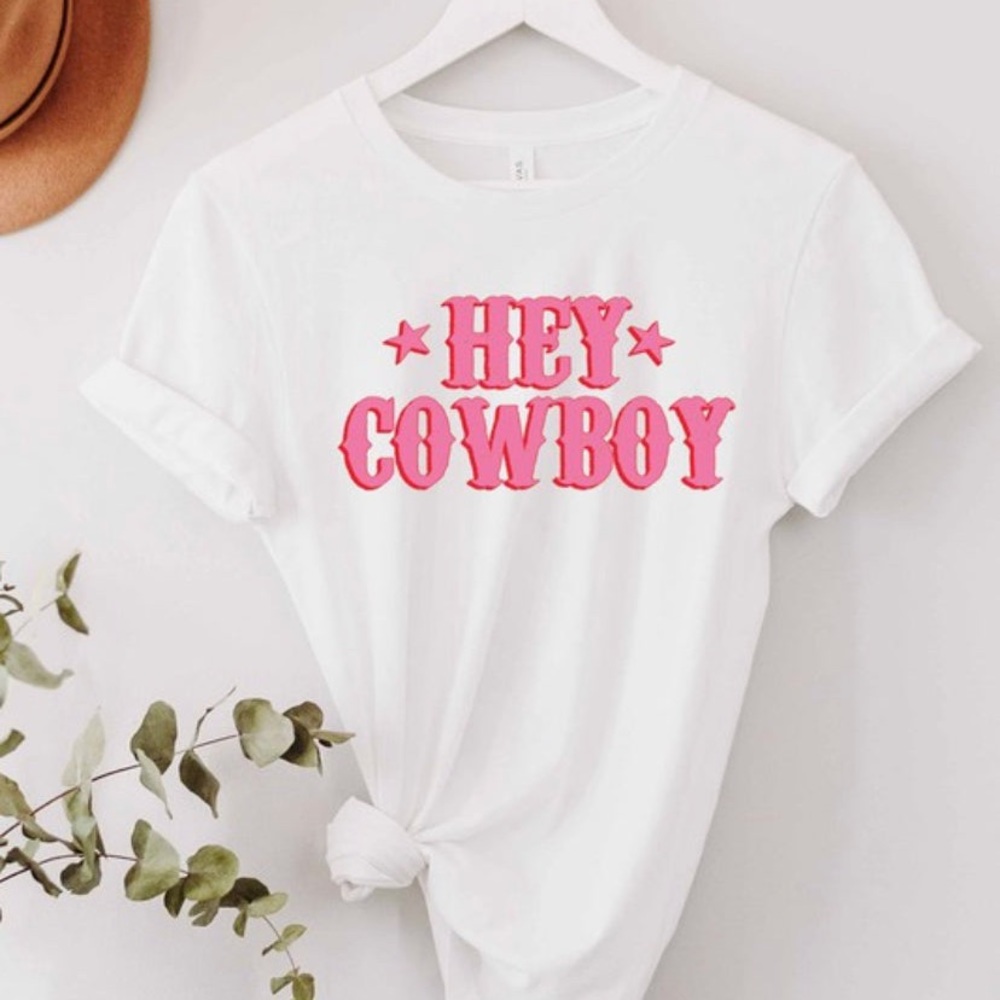 Hey Cowboy Graphic Tee